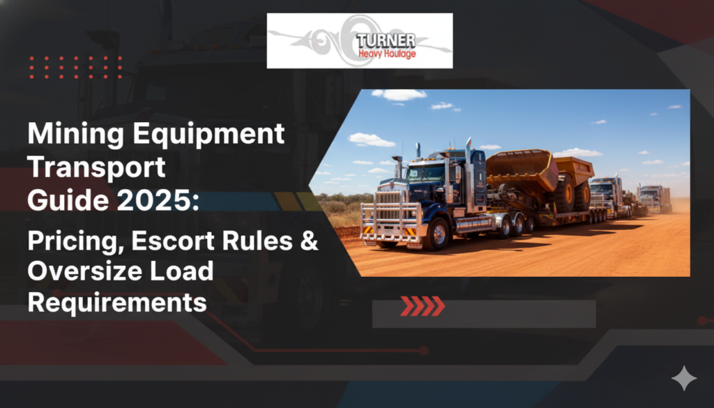 Mining Equipment Transport Guide 2025: Pricing, Escort Rules & Oversize Load Requirements