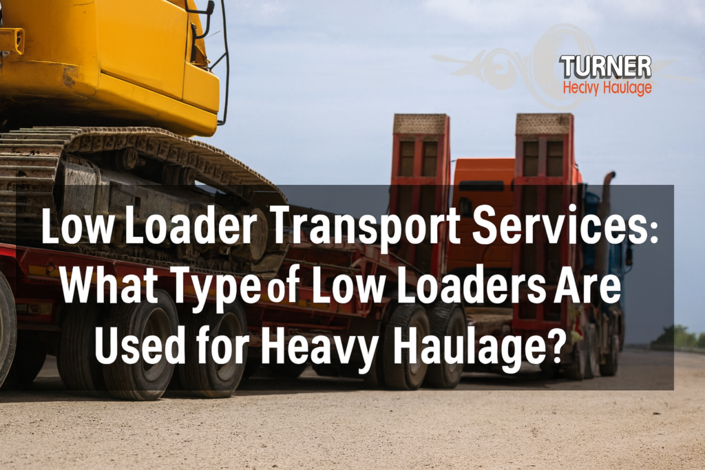 Low Loader Transport Services: What Type of Low Loaders Are Used for Heavy Haulage?