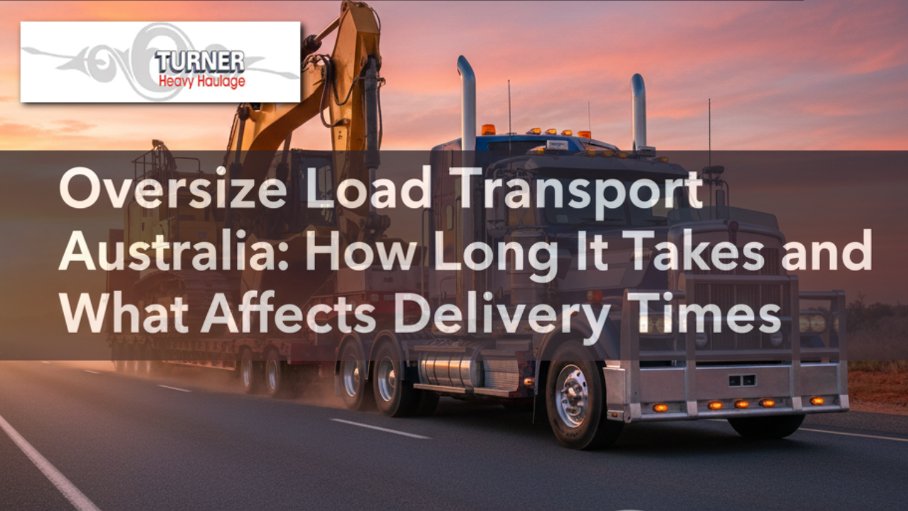 Oversize Load Transport Australia: How Long It Takes and What Affects Delivery Times...