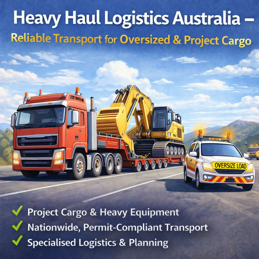 Heavy Haul Logistics Australia – Reliable Transport for Oversized & Project Cargo