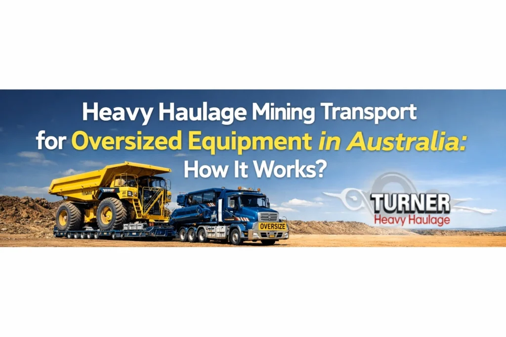 Heavy Haulage Mining Transport for Oversized Equipment in Australia: How It Works?