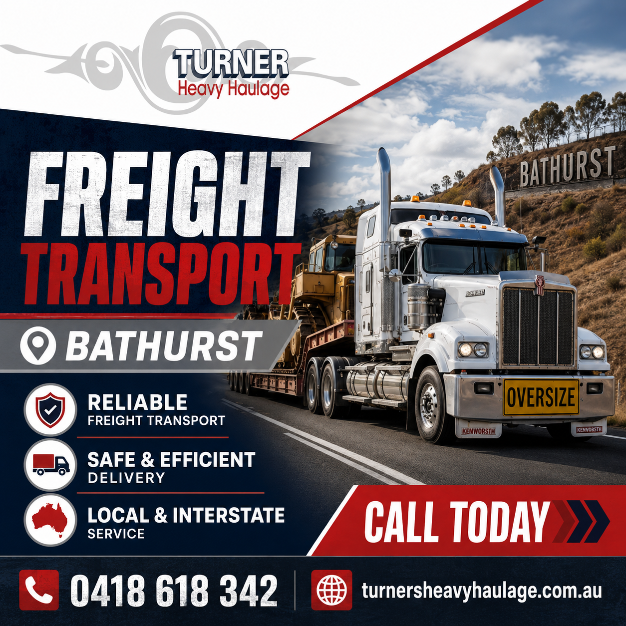 Freight Transport Bathurst for Fast Regional Delivery