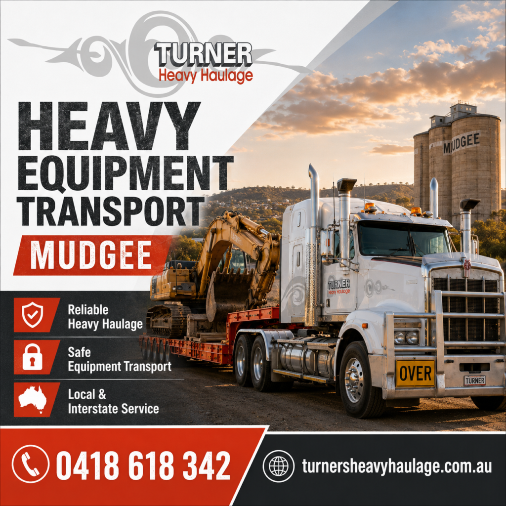 Heavy Equipment Transport Mudgee for Mining Projects