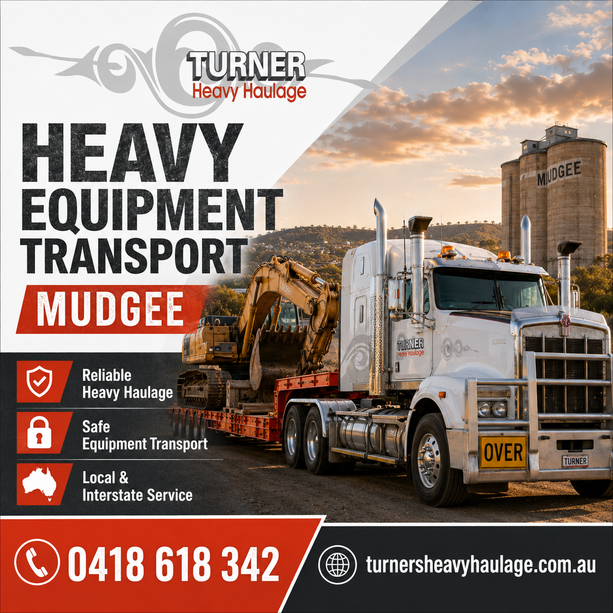 Heavy Equipment Transport Mudgee for Mining Projects