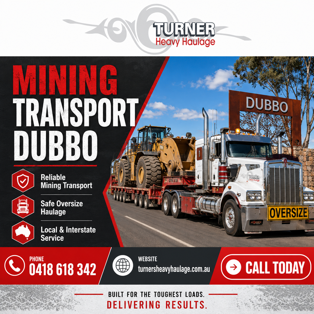 Mining Transport Dubbo for Safe Machinery Haulage