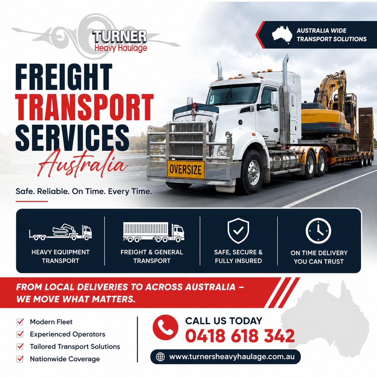 Freight Transport Services Australia for Businesses