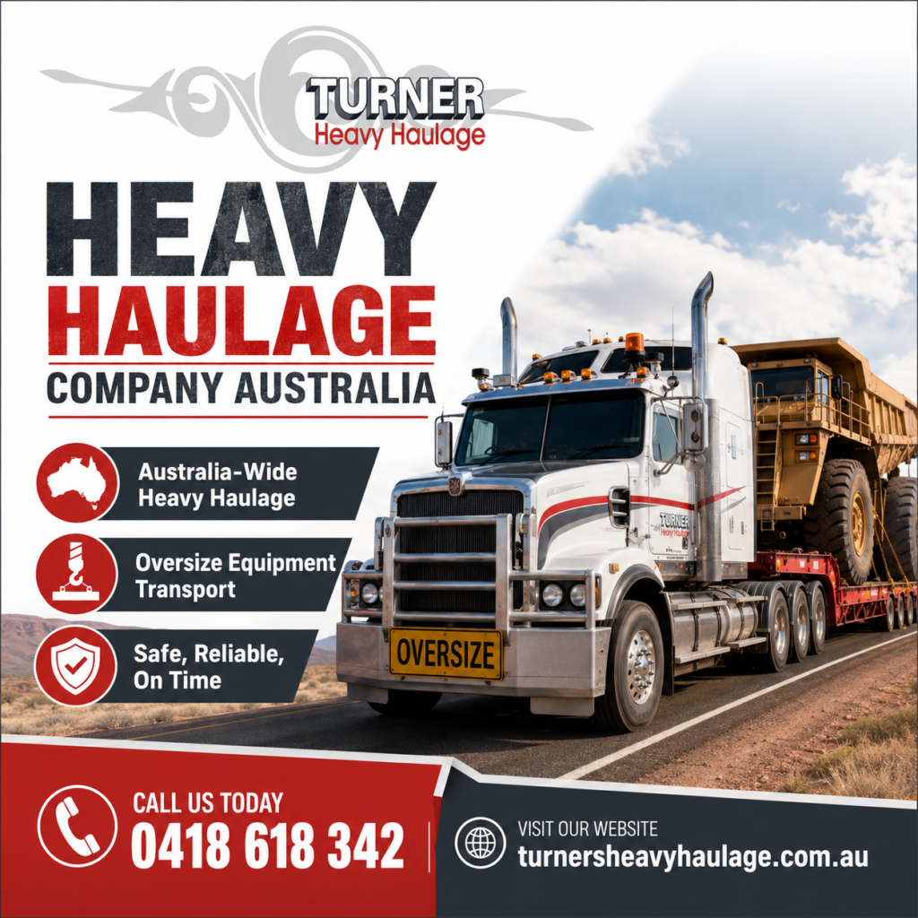 Heavy Haulage Company Australia for Mining Equipment