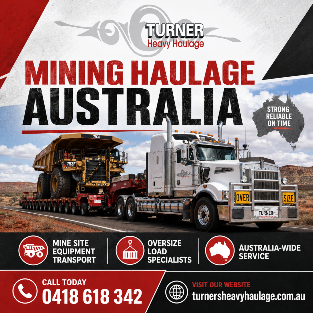 Mining Haulage Australia for Safe Machinery Transport