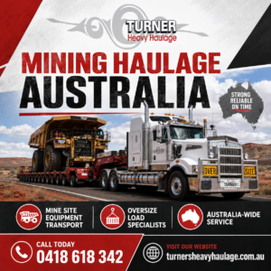 Mining Haulage Australia for Safe Machinery Transport